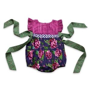 Adorable romper by Mustard Pie